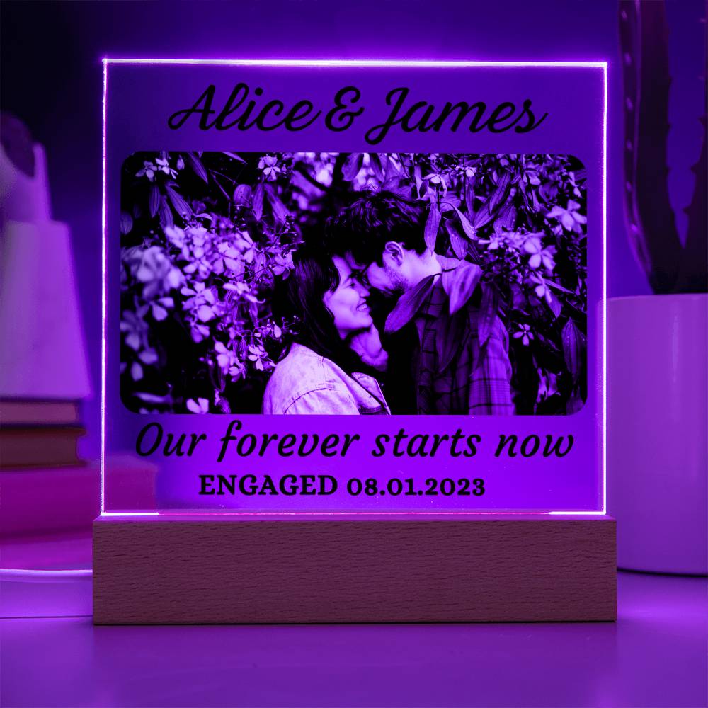 [Almost Sold Out] Personalized Engagement Acrylic Square