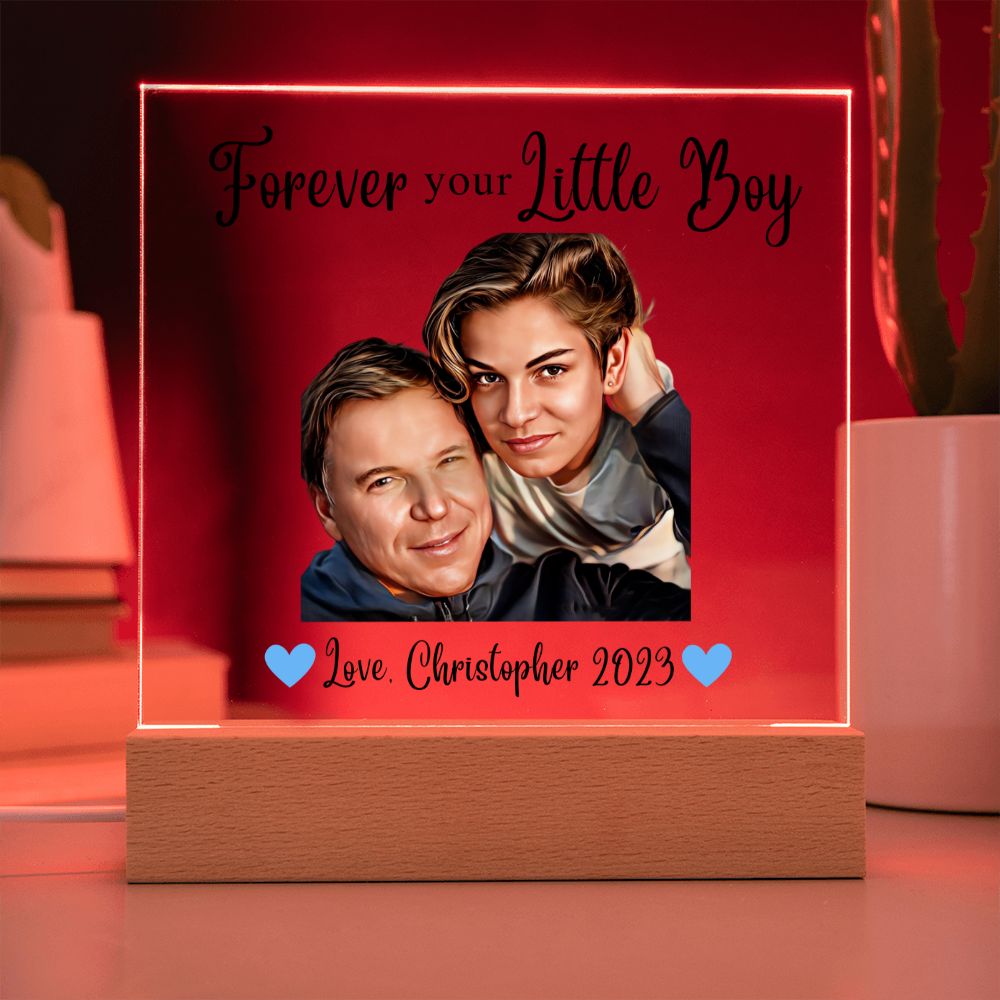 [Almost Sold Out] Forever Your Little Boy - Personalized Acrylic Plaque