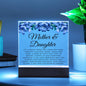 Almost Sold Out - Mother & Daughter - Acrylic Plaque with Stand