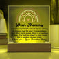 [Almost Sold Out] Dear Mommy - From Rainbow Baby - Acrylic Plaque