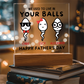 We Used To Live In Your Balls - Printed Square Acrylic Plaque