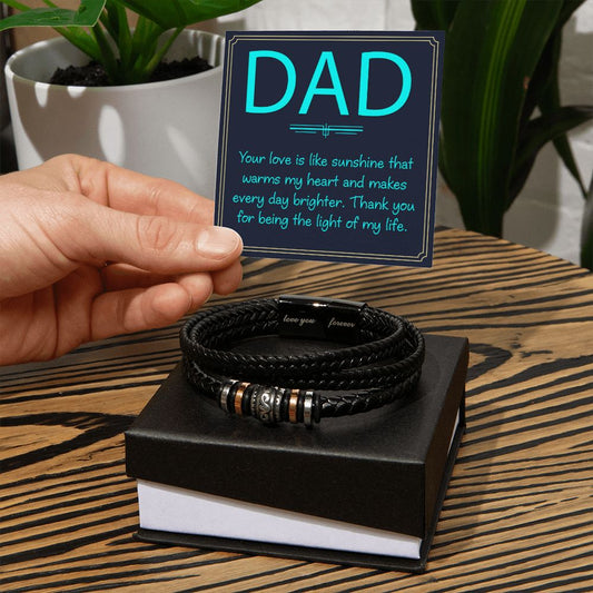 Almost Sold Out - Dad Leather Bracelet - Sunshine