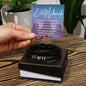 [Almost Sold Out] Eid Mubarak Gift Set - Engraved Leather Bracelet