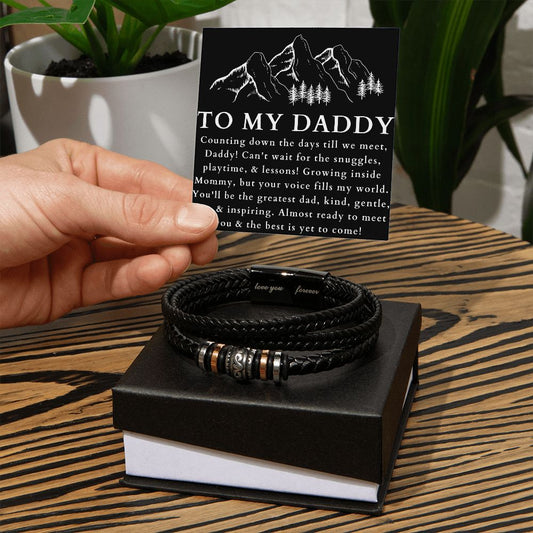 [Almost Sold Out] To My Daddy - Mens Bracelet