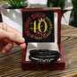 [Almost Sold Out] 40th Birthday Gift - Love You Forever Bracelet