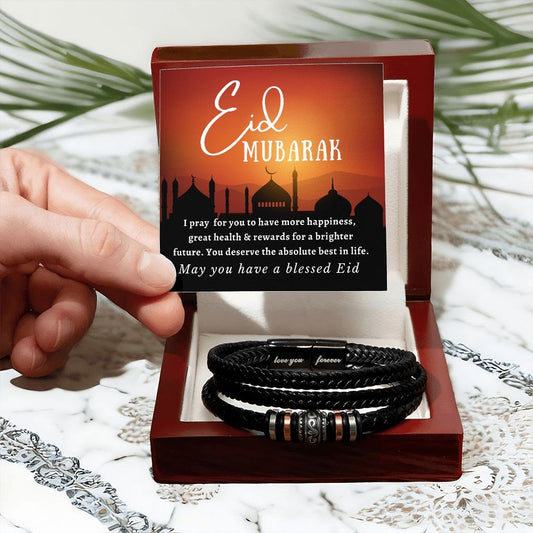 [Almost Sold Out] Eid Gift For Women - Engraved Leather Bracelet