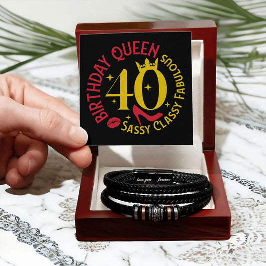 [Almost Sold Out] 40th Birthday Gift - Love You Forever Bracelet