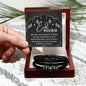 [Almost Sold Out] Eid Mubarak Gift Set - Engraved Leather Bracelet
