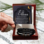 [Almost Sold Out] Eid Mubarak Gift Set - Engraved Leather Bracelet