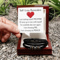 [Almost Sold Out] Self- Love Reminders Red Heart Vegan Leather Bracelet