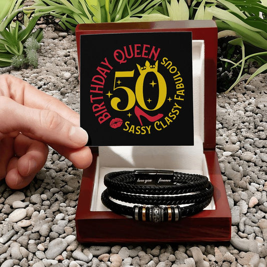 [Almost Sold Out] 50th Birthday Gift - Love You Forever Bracelet