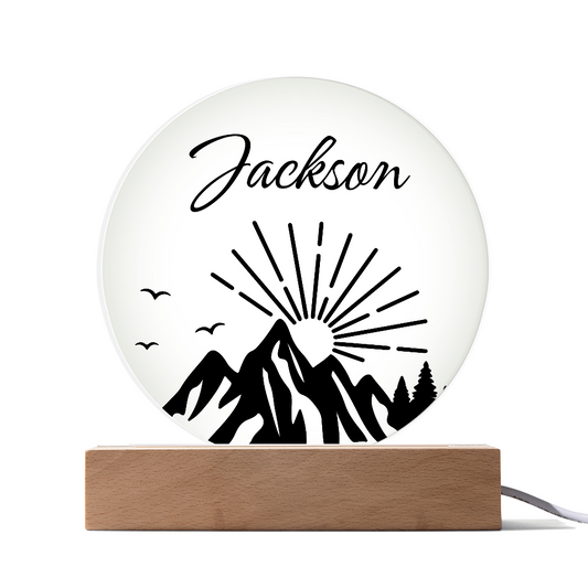 Children's Mountain Night Light