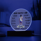SOCCER ROUND PLAQUE