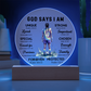 SOCCER ROUND PLAQUE