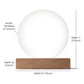 Personalized Crescent Name Circle Plaque