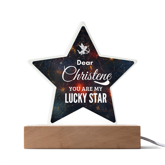Daughter You Are My Lucky Star Acrylic Plaque