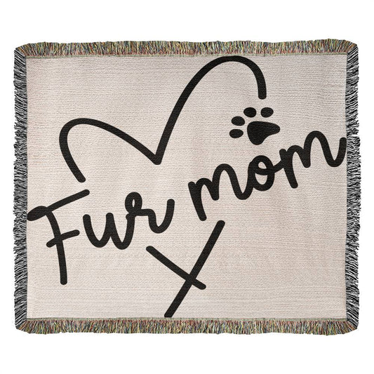 Almost Sold Out - Fur Mom Heirloom Woven Blanket