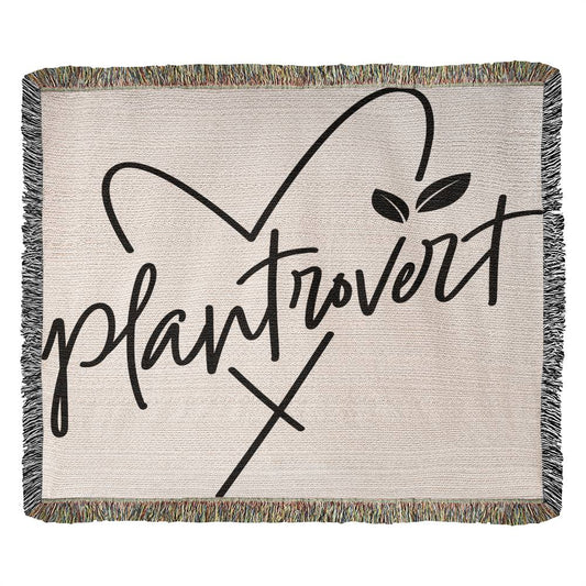 Almost Sold Out - Plantrovert Heirloom Woven Blanket