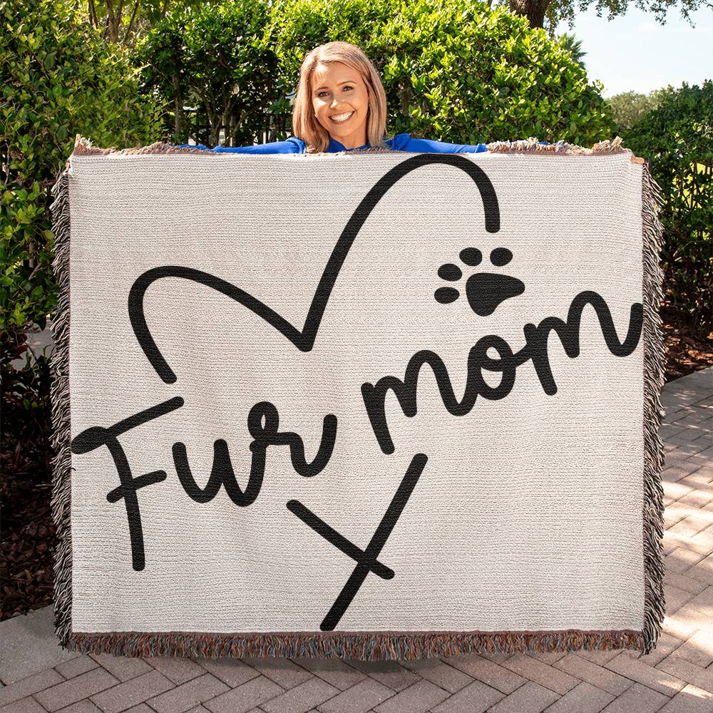 Almost Sold Out - Fur Mom Heirloom Woven Blanket