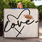 Almost Sold Out - Love Football Heirloom Woven Blanket