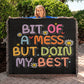 Almost Sold Out - Bit Of A Mess Heirloom Woven Blanket