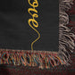 Almost Sold Out - Love Hope Faith Heirloom Woven Blanket