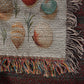 Fossil Trilobite Paleontology Heirloom Woven Blanket