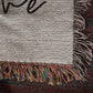 Almost Sold Out - No Worries God Got Me  Heirloom Woven Blanket