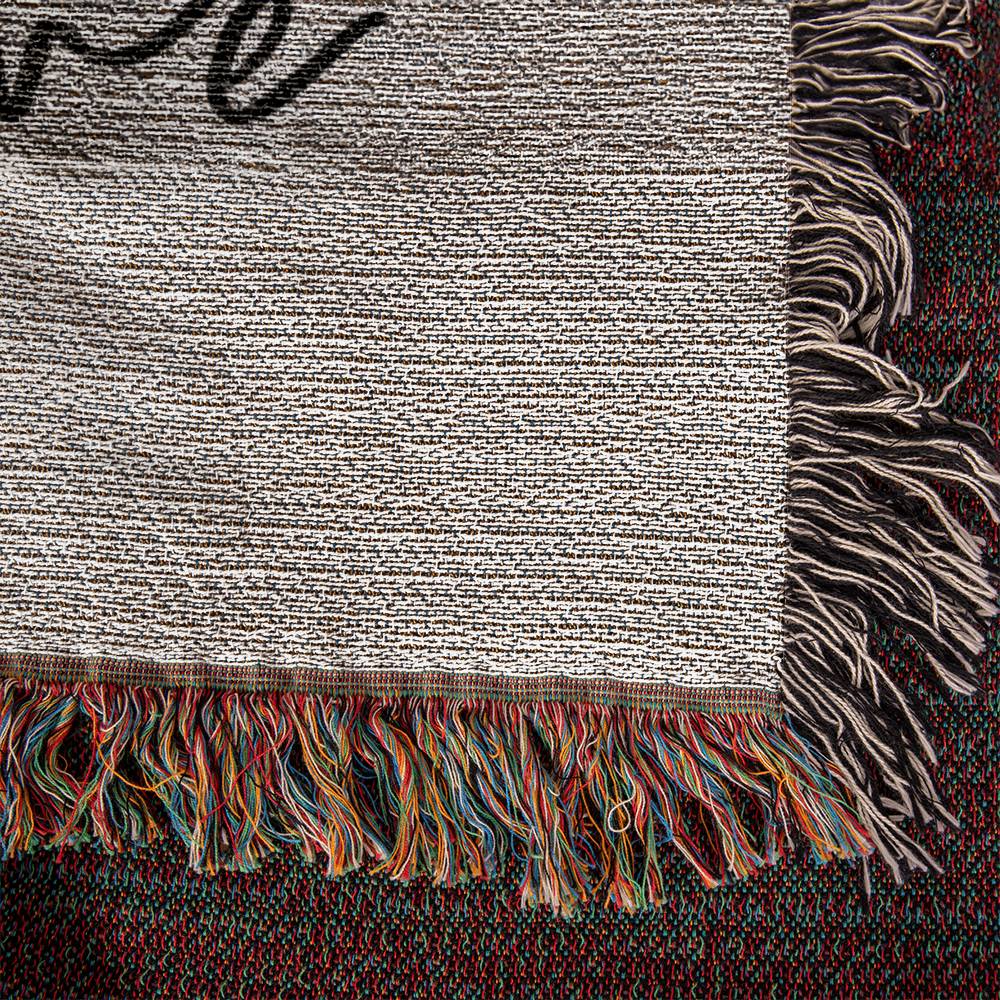 Almost Sold Out - No Worries God Got Me Heirloom Woven Blanket