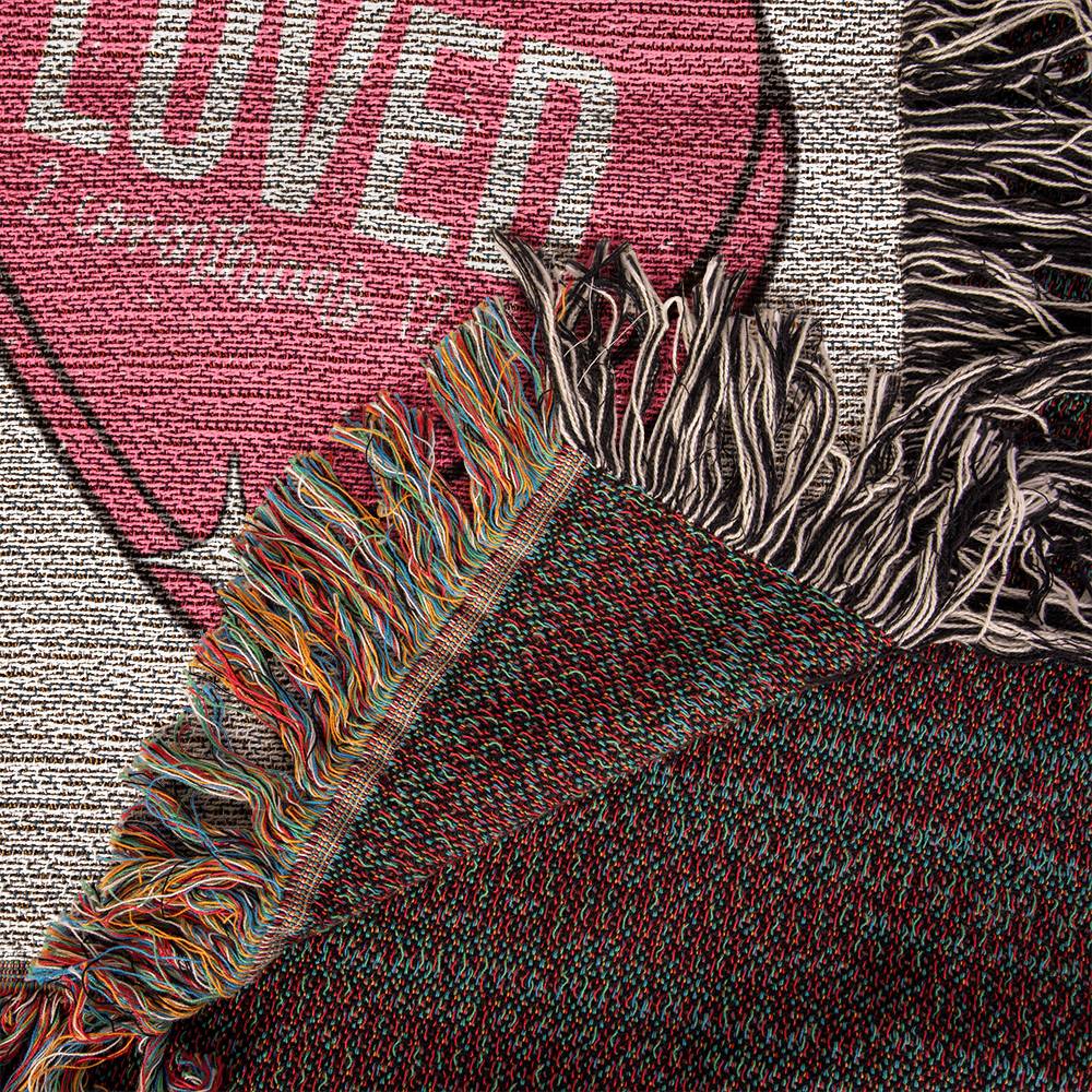 Almost Sold Out - God Says You Are Heirloom Woven Blanket