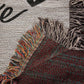 Almost Sold Out - No Worries God Got Me  Heirloom Woven Blanket