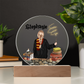 Personalized Wizard Circle Printed Plaque