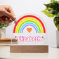 Rainbow Girl Dome Acrylic Plaque