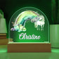 Personalized Unicorn Kids Acrylic Dome Plaque