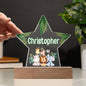 Personalized Animal Name Star Acrylic Plaque