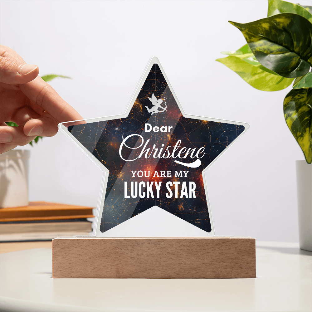 Daughter You Are My Lucky Star Acrylic Plaque