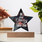 Daughter You Are My Lucky Star Acrylic Plaque