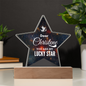 Daughter You Are My Lucky Star Acrylic Plaque