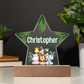 Personalized Animal Name Star Acrylic Plaque