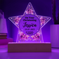 Christening Day Personalized Star Acrylic Plaque