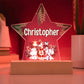 Personalized Animal Name Star Acrylic Plaque