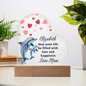 Animals Acrylic Plaque Night Light