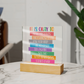 It's okay to make mistakes Plaque