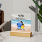 Dad You Are An Important Piece - Acrylic Square Plaque
