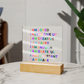 Affirmation Plaque