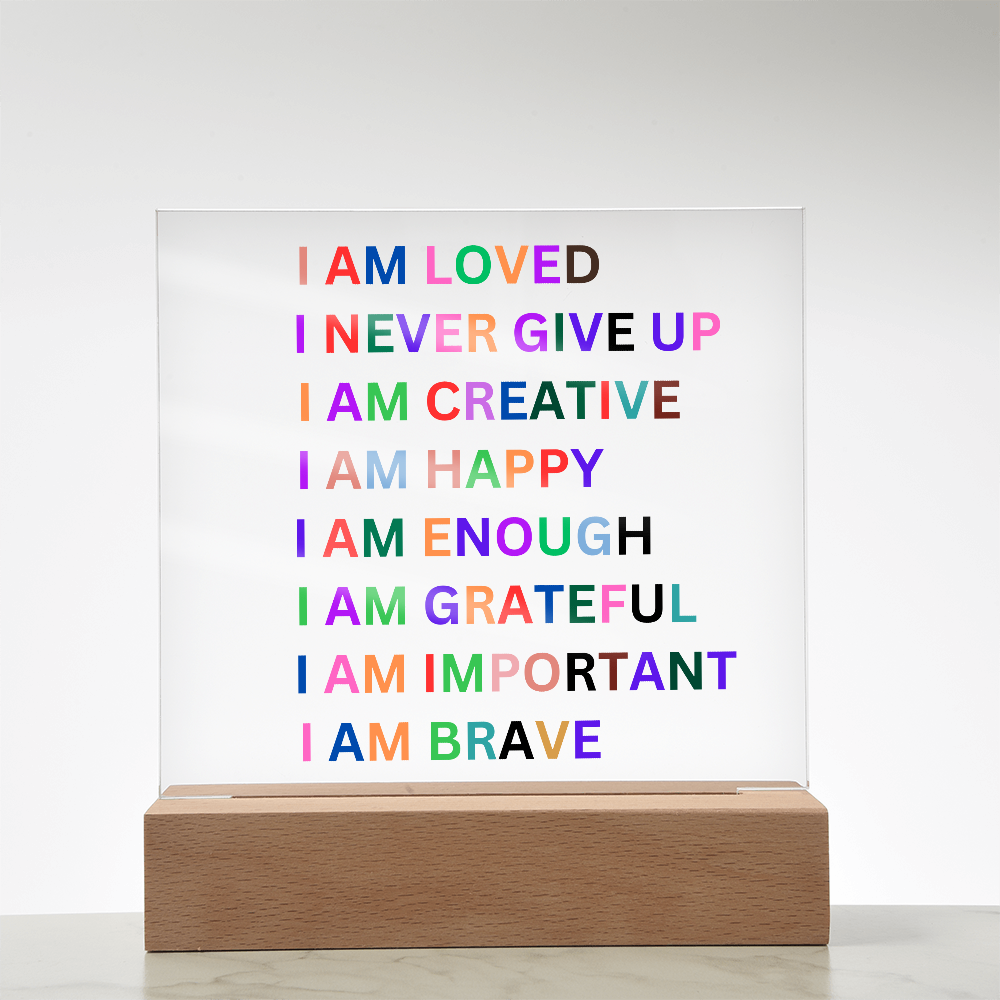 Affirmation Plaque