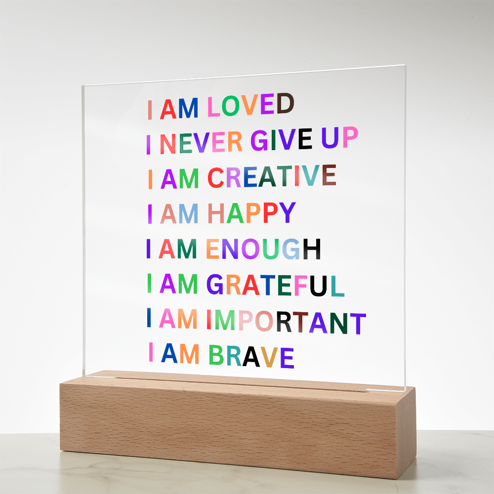Affirmation Plaque