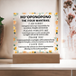 Ho'oponopono Floral Plaque