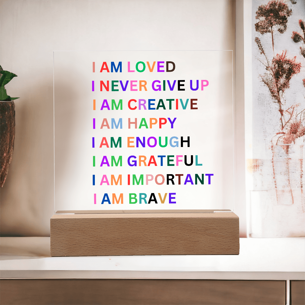Affirmation Plaque