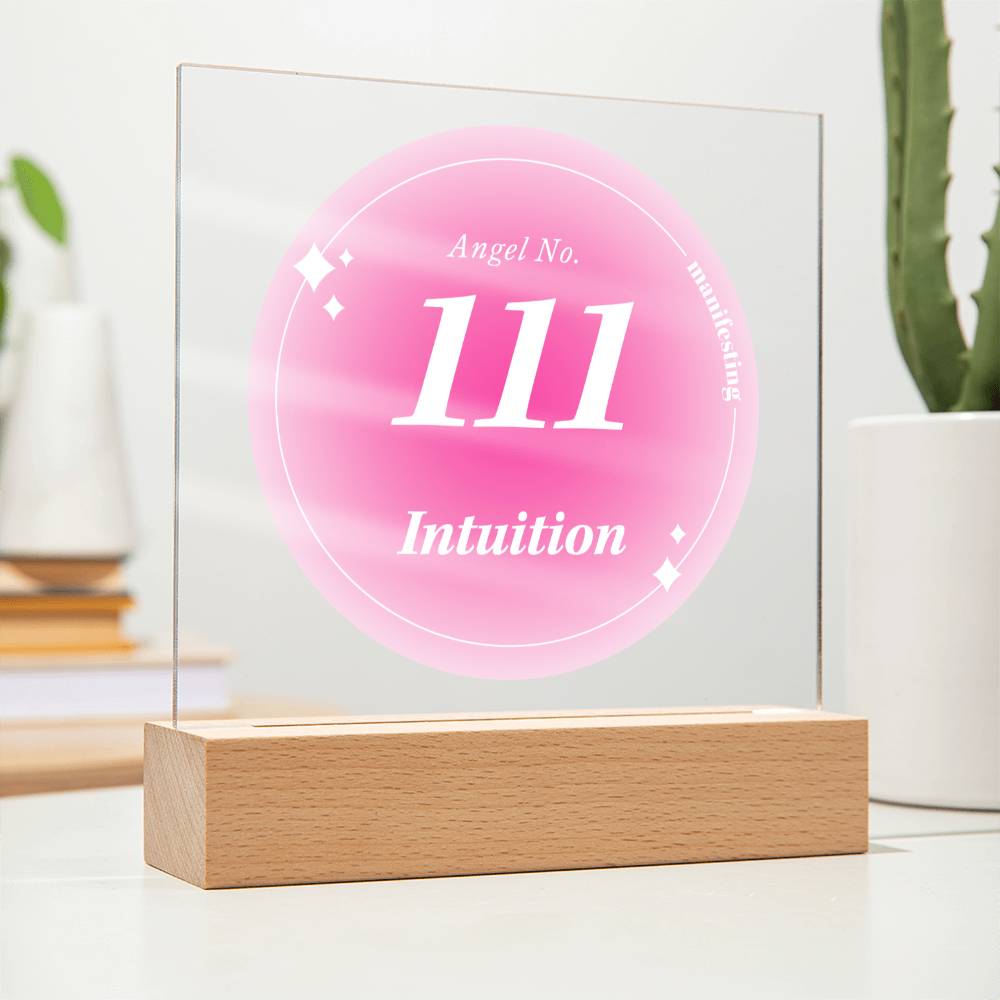 [Almost Sold Out] Personalized Angel Numbers Acrylic Plaque